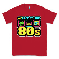Red BACK TO THE 80S Classic Tee - artisFamous