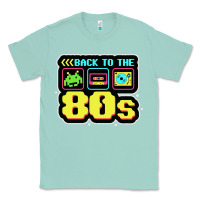 Seafoam BACK TO THE 80S Classic Tee - artisFamous