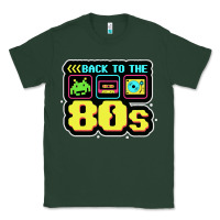Sports Green BACK TO THE 80S Classic Tee - artisFamous