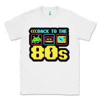 White BACK TO THE 80S Classic Tee - artisFamous