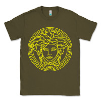 Army Green VINTAGE  Medusa Classic Tee - artisFamous