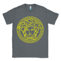 Charcoal Heather VINTAGE  Medusa Classic Tee - artisFamous
