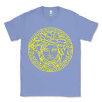 Colony Blue VINTAGE  Medusa Classic Tee - artisFamous