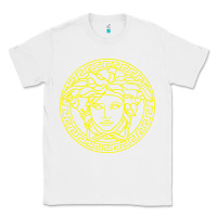 White VINTAGE  Medusa Classic Tee - artisFamous