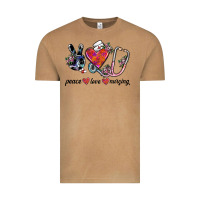 Vintage Camel peace love nursing Vintage Tee - SublimationCraftShop