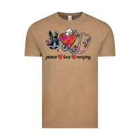 Vintage Coffee peace love nursing Vintage Tee - SublimationCraftShop