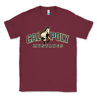 Burgundy cal poly mustangs Classic Tee - artisFamous