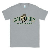 Heather Grey cal poly mustangs Classic Tee - artisFamous