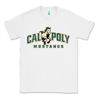 White cal poly mustangs Classic Tee - artisFamous