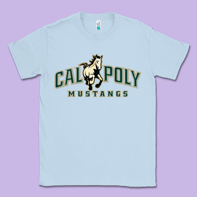 Cal Poly Mustangs Classic Tee Designed By Artisfamous