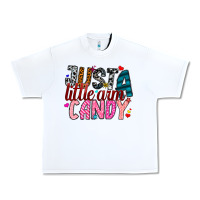 White Just A Little Arm Candy Urban Heavy Tee - SublimationCraftShop
