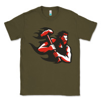 Army Green cal u vulcans Classic Tee - artisFamous