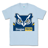 Dusty Blue Oregon Tech Gift Classic Tee - artisFamous