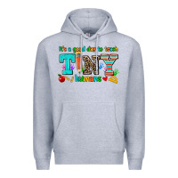 Heather Grey its a good day to teach tiny humans Premium Hoodie - AdoDesignShop