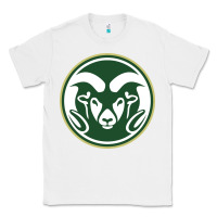 White colorado state rams Classic Tee - artisFamous