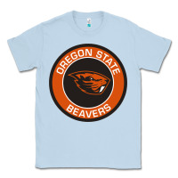Dusty Blue Oregon College Gift Classic Tee - artisFamous