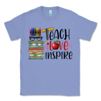 Colony Blue teach love inspire Classic Tee - BarkalooDesign