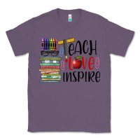 Lavender teach love inspire Classic Tee - BarkalooDesign