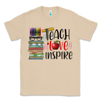 Mushroom teach love inspire Classic Tee - BarkalooDesign