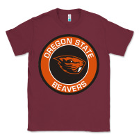 Burgundy Oregon College Gift Classic Tee - artisFamous