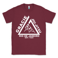 Burgundy gracie jiu jitsu  2 Classic Tee - artisFamous