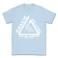 Dusty Blue gracie jiu jitsu  2 Classic Tee - artisFamous