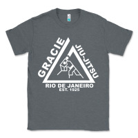 Charcoal Heather gracie jiu jitsu  2 Classic Tee - artisFamous