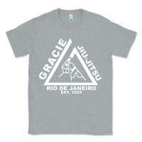 Heather Grey gracie jiu jitsu  2 Classic Tee - artisFamous