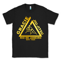 Black gracie jiu jitsu Classic Tee - artisFamous
