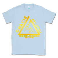 Dusty Blue gracie jiu jitsu Classic Tee - artisFamous