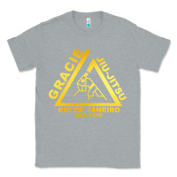 Heather Grey gracie jiu jitsu Classic Tee - artisFamous
