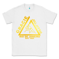 White gracie jiu jitsu Classic Tee - artisFamous