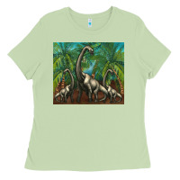 Matcha brachiosaurus Ladies Tee - Artiststas
