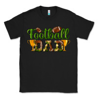 Black Football Dad Classic Tee - BundleAndBundleShop