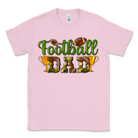 Bubblegum Pink Football Dad Classic Tee - BundleAndBundleShop