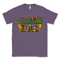 Lavender Football Dad Classic Tee - BundleAndBundleShop
