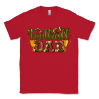 Red Football Dad Classic Tee - BundleAndBundleShop
