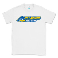 White delaware fightin' blue hens Classic Tee - artisFamous