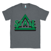 Charcoal Heather delta state athletics Classic Tee - artisFamous
