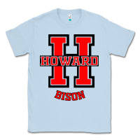 Dusty Blue howard 1867 university Classic Tee - artisFamous