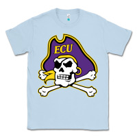 Dusty Blue east carolina pirates Classic Tee - artisFamous