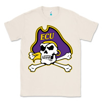 Natural east carolina pirates Classic Tee - artisFamous