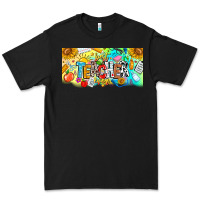 Black Best Teacher Ever Premium Tee - CowhideDigitalArt
