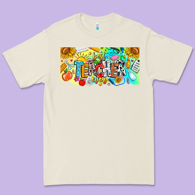 Best Teacher Ever Premium Tee Designed By Cowhidedigitalart