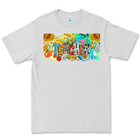 Dove Grey Best Teacher Ever Premium Tee - CowhideDigitalArt