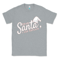 Heather Grey Dear Santa I Can Explain Classic Tee - artisFamous