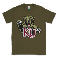 Army Green kutztown golden bears Classic Tee - artisFamous
