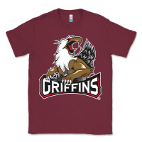 Burgundy griffins Classic Tee - artisFamous