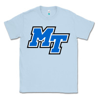 Dusty Blue middle tennessee mt logomark Classic Tee - artisFamous