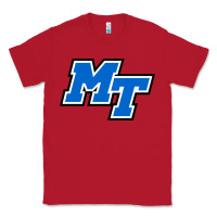 Red middle tennessee mt logomark Classic Tee - artisFamous